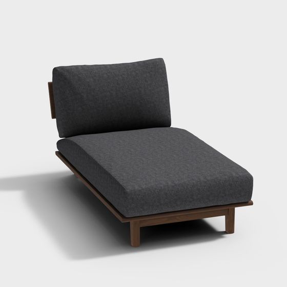 Urban Lounge Chair 3D model for Modern Interiors