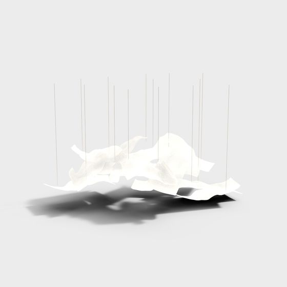 Suspended Realm Low-Poly 3D model