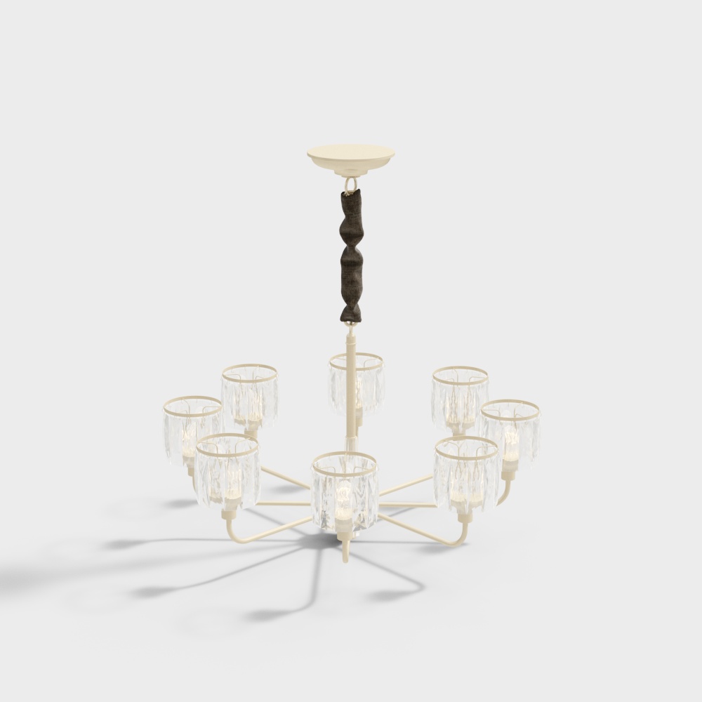 Light luxury crystal chandelier