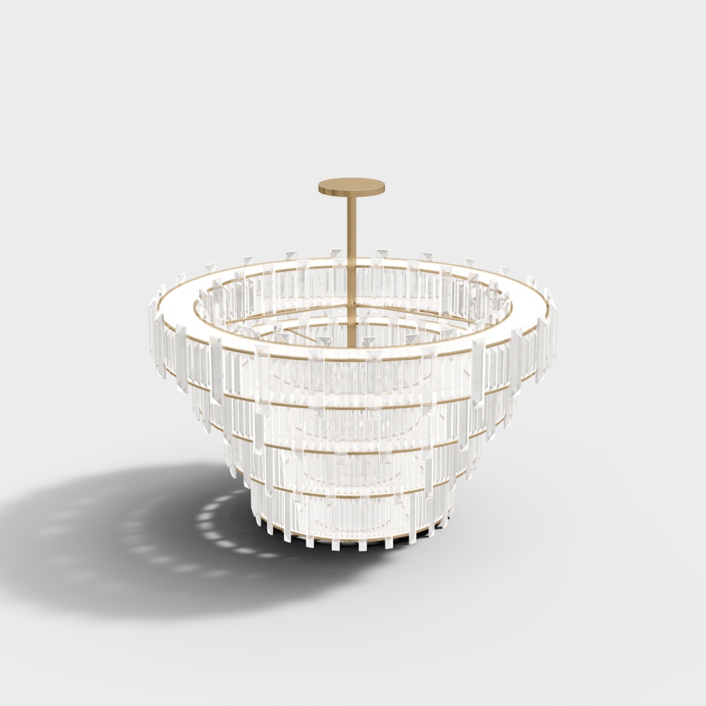 Light luxury crystal chandelier