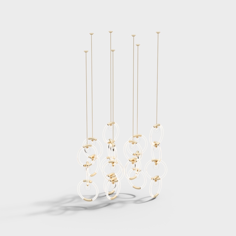 Office space crystal chandelier