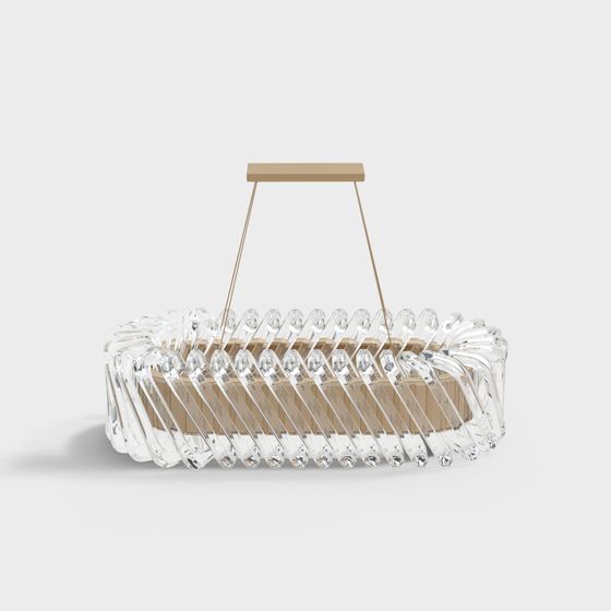 Transparent Woven Basket 3D model