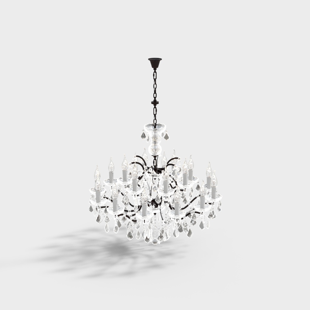 Light luxury crystal chandelier