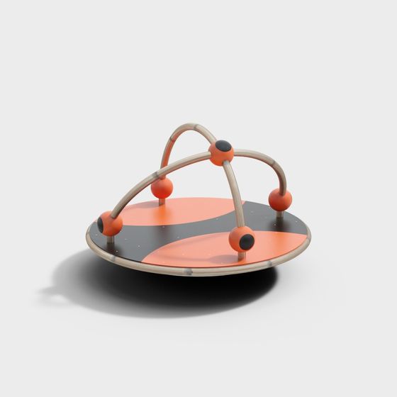 Vibrant Low-Poly Geometric 3D Model for Creatives