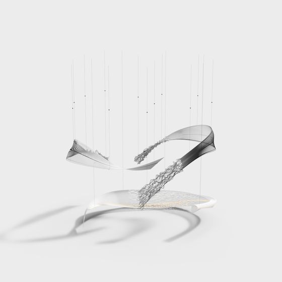 Unique Floating Chair 3D Model for Modern Interiors