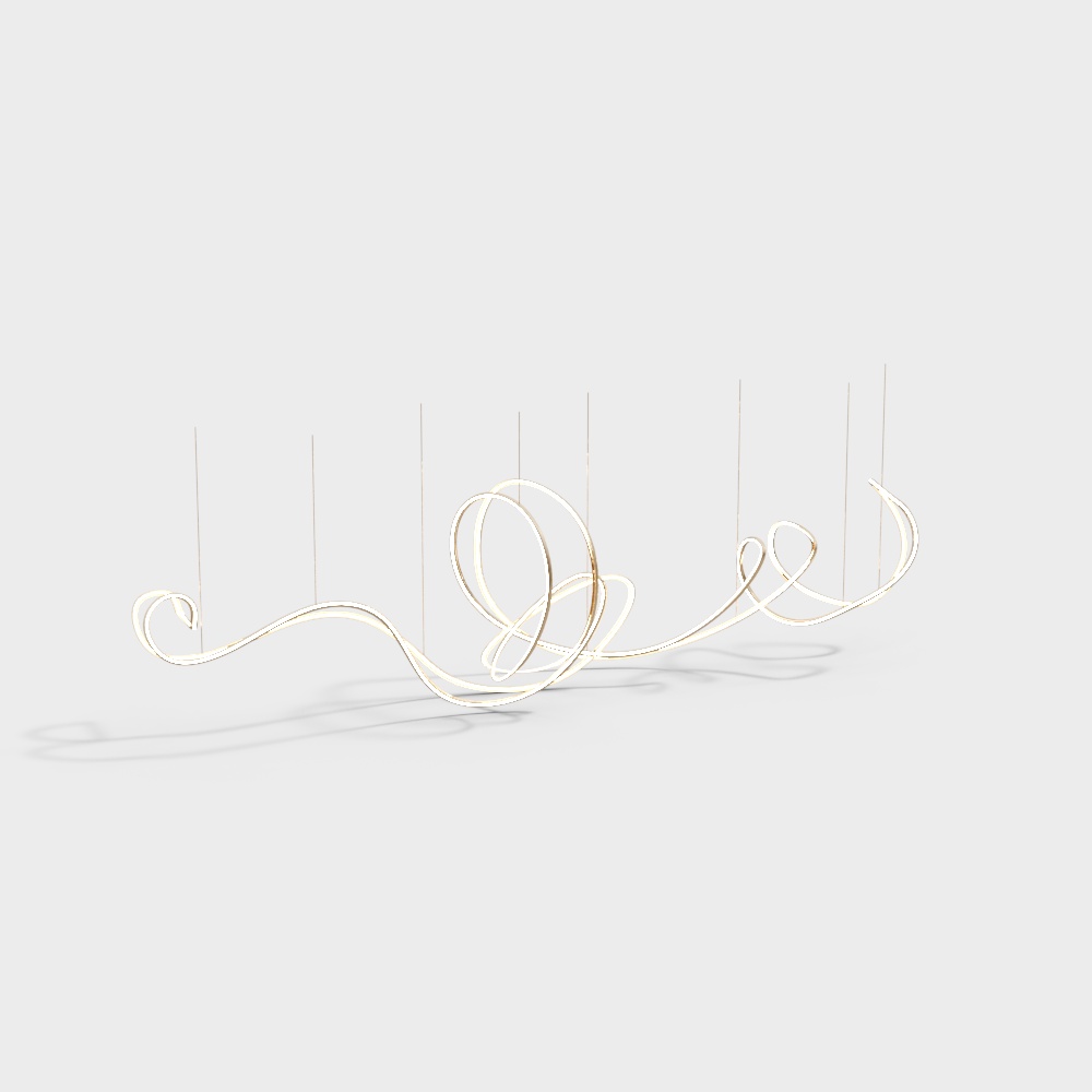 Light luxury art chandelier