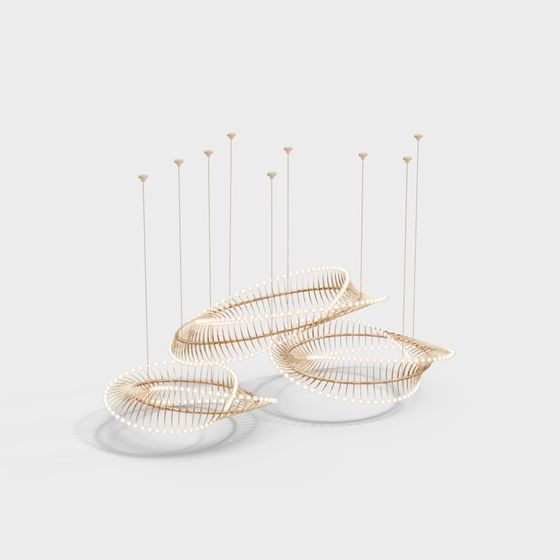 lustre d'art moderne