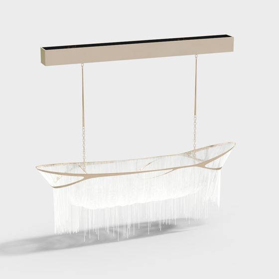 Flowing Chandelier 3D model