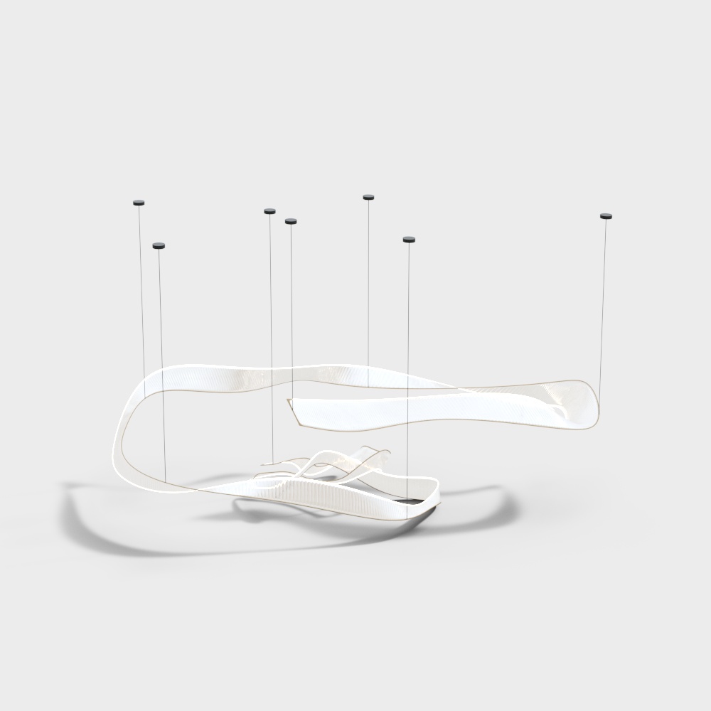 Office space art chandelier