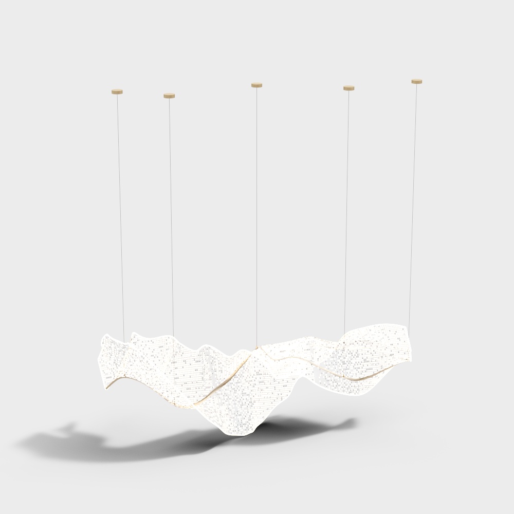 Office space art chandelier