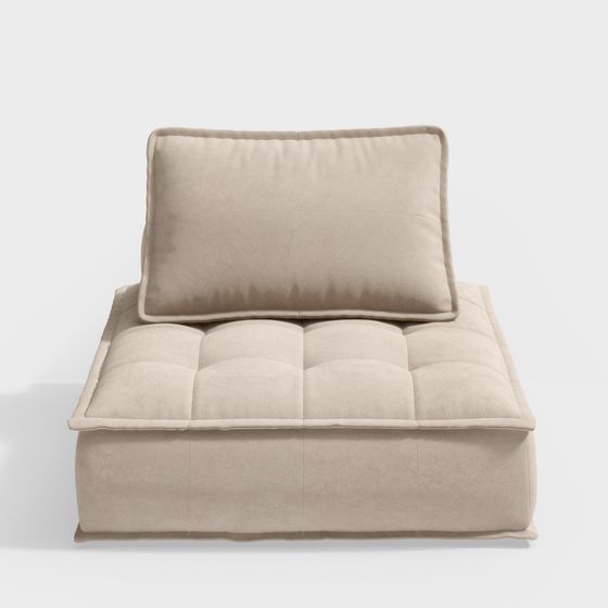 Cozy Corner Sofa Chair 3D model