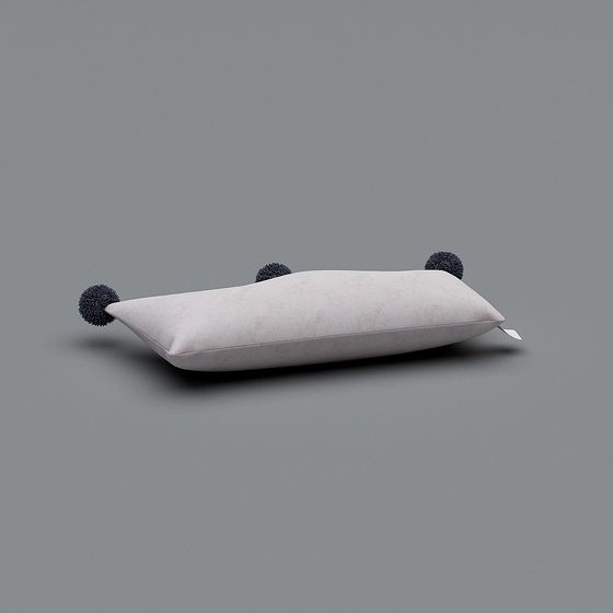 Stylish Low-Poly Pillow 3D model for Modern Interiors