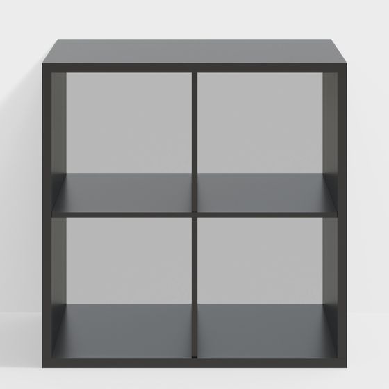 City Window Bookshelf 3D model