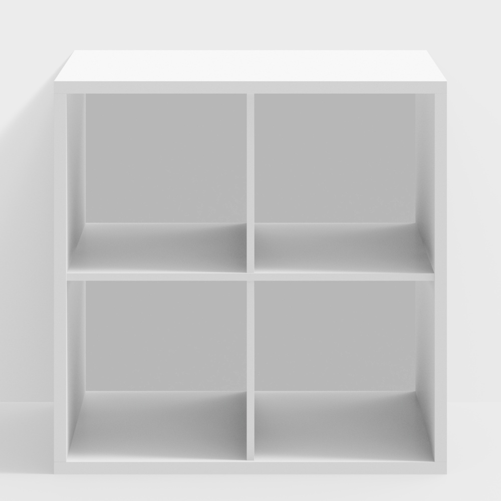 Возвращайтесь домой JERUSALEM - стеллаж - 79x35x79 - белый