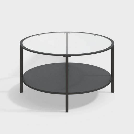 Mesa de centro Come Home PHILADELPHIA-80x80x43-negra