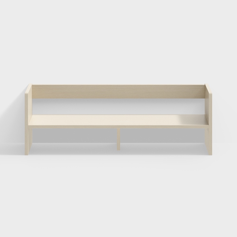 Come Home GULL SHELF 110-책상선반-105x20x35-자연스러운 나무결의 갈색