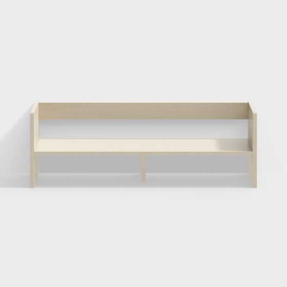 Come Home GULL SHELF 110-책상선반-105x20x35-자연스러운 나무결의 갈색