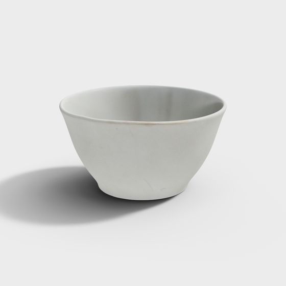 Sleek Low-Poly Bowl 3D model for Modern Spaces