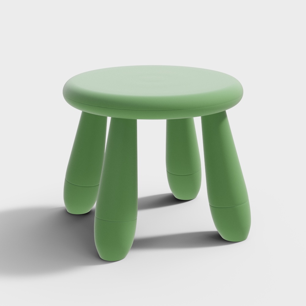 กลับบ้าน ALEXANDER-สตูลเด็ก-35x35x30-สีเขียว