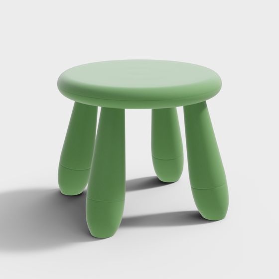 กลับบ้าน ALEXANDER-สตูลเด็ก-35x35x30-สีเขียว