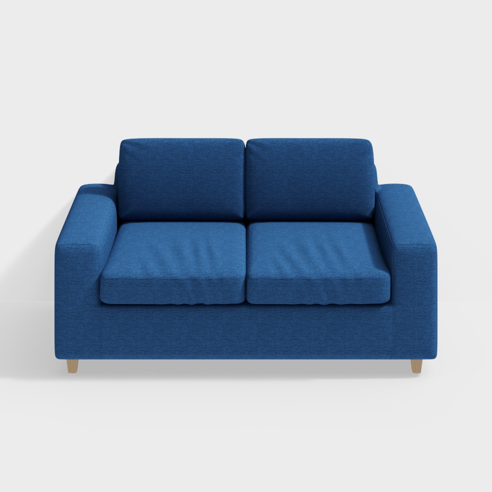 Come Home HAMBURG-cover for 2-seat sofa-168x95x83-Dark blue