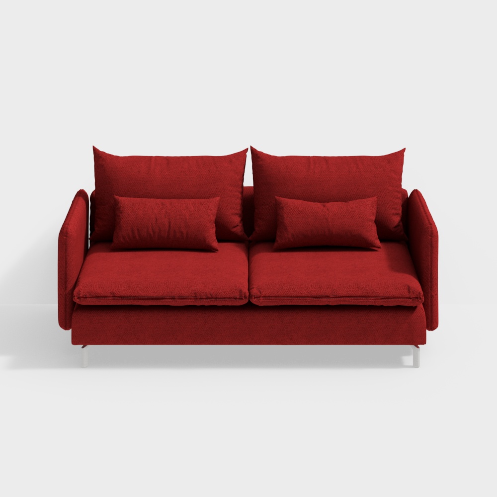 Come Home HELSINKI-cover for 3-seat sofa-198x85x83-Red