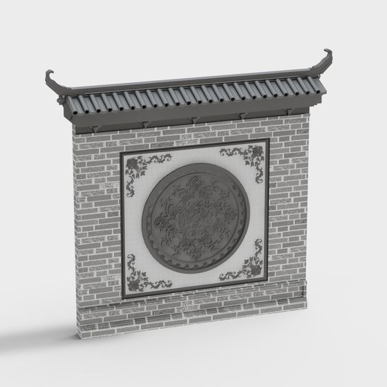 Low-Poly Eastern Aesthetic 3D model for Creative Projects