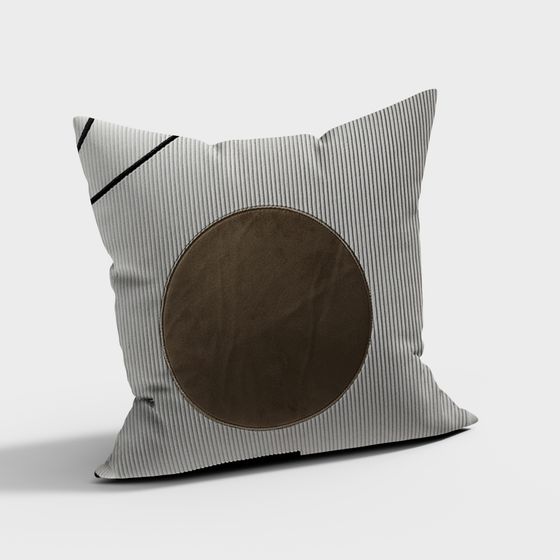 Urban Geometric Pillow 3D model