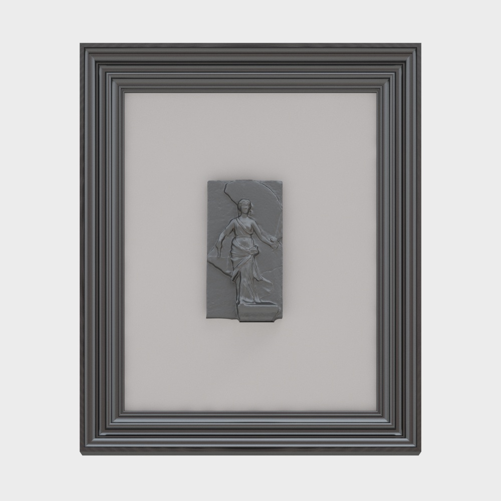Classical Goddess Sculpture 3D model