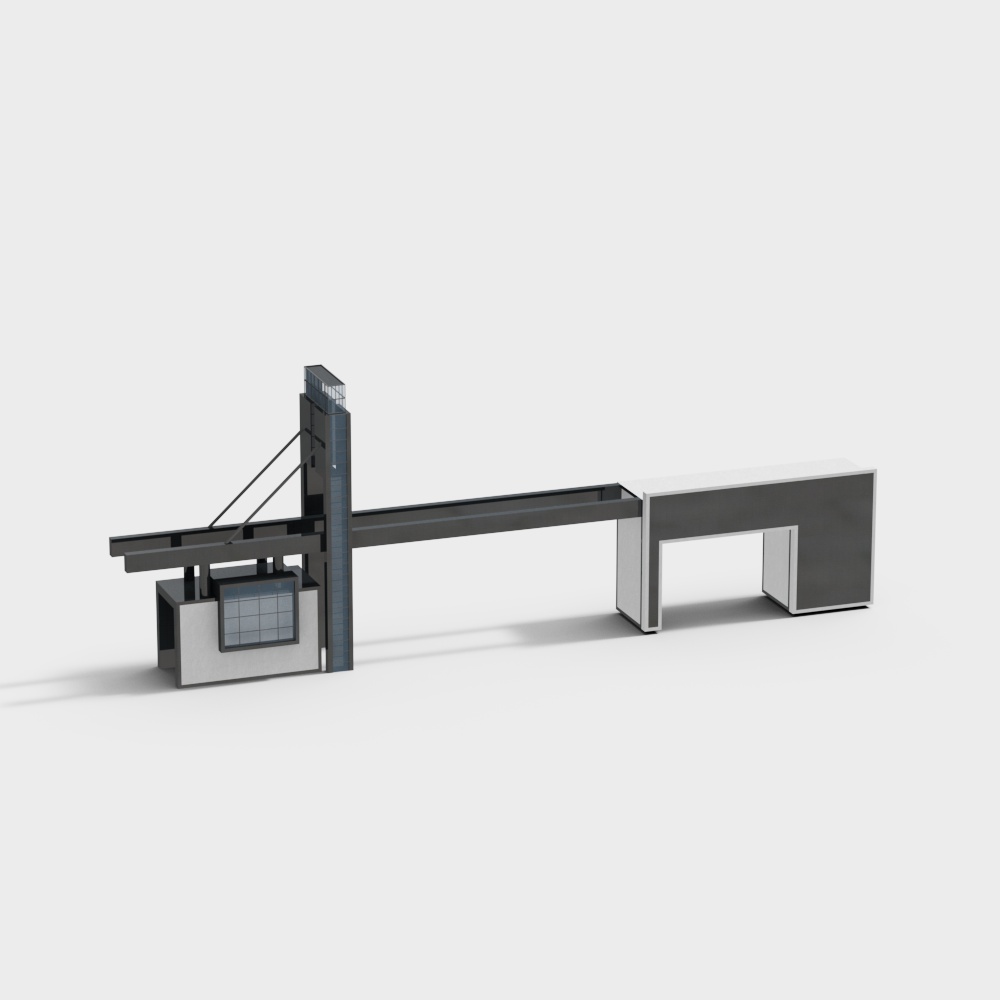 Community black minimalist gate