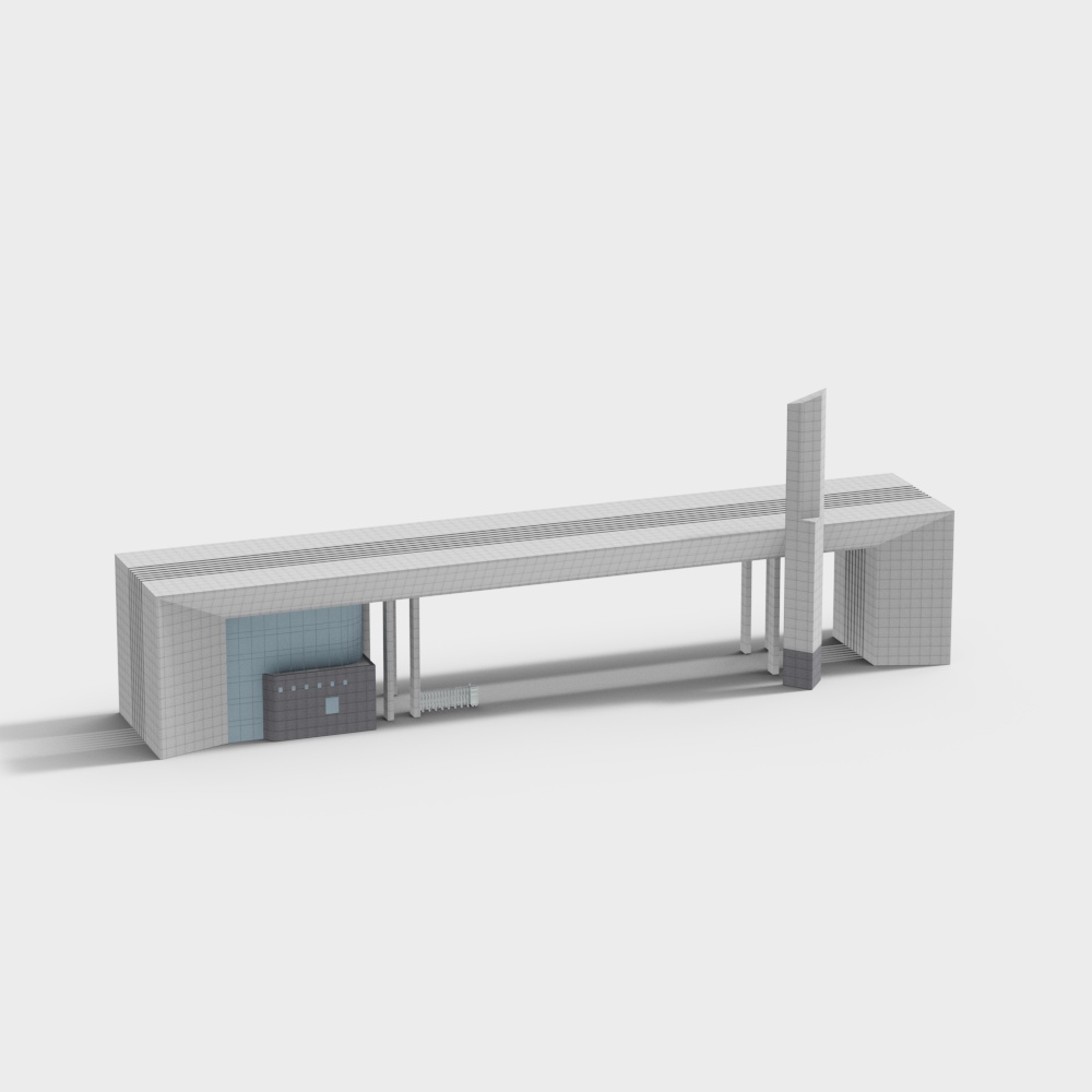 Company factory glass door