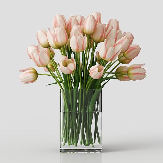 Spring Bouquet 3D model