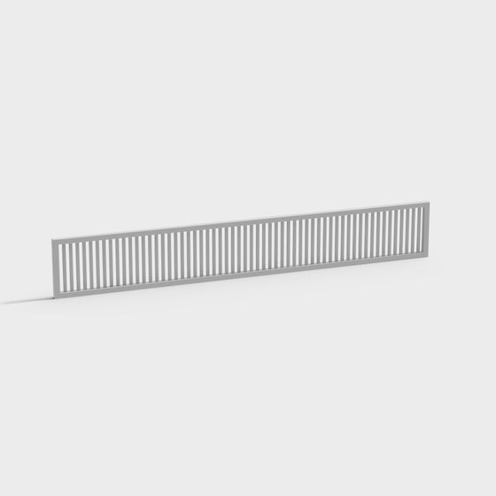 Modern Urban Railing 3D model