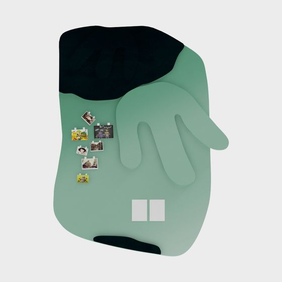 Magnetic Memory Low-Poly 3D Model for Creative Projects