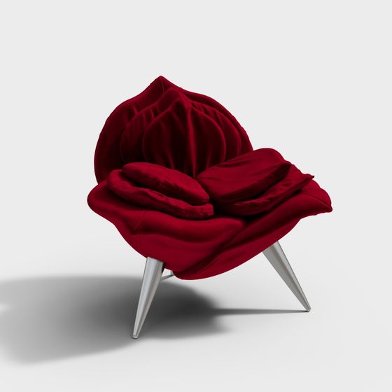 Rose Throne 3D model for Creative Spaces