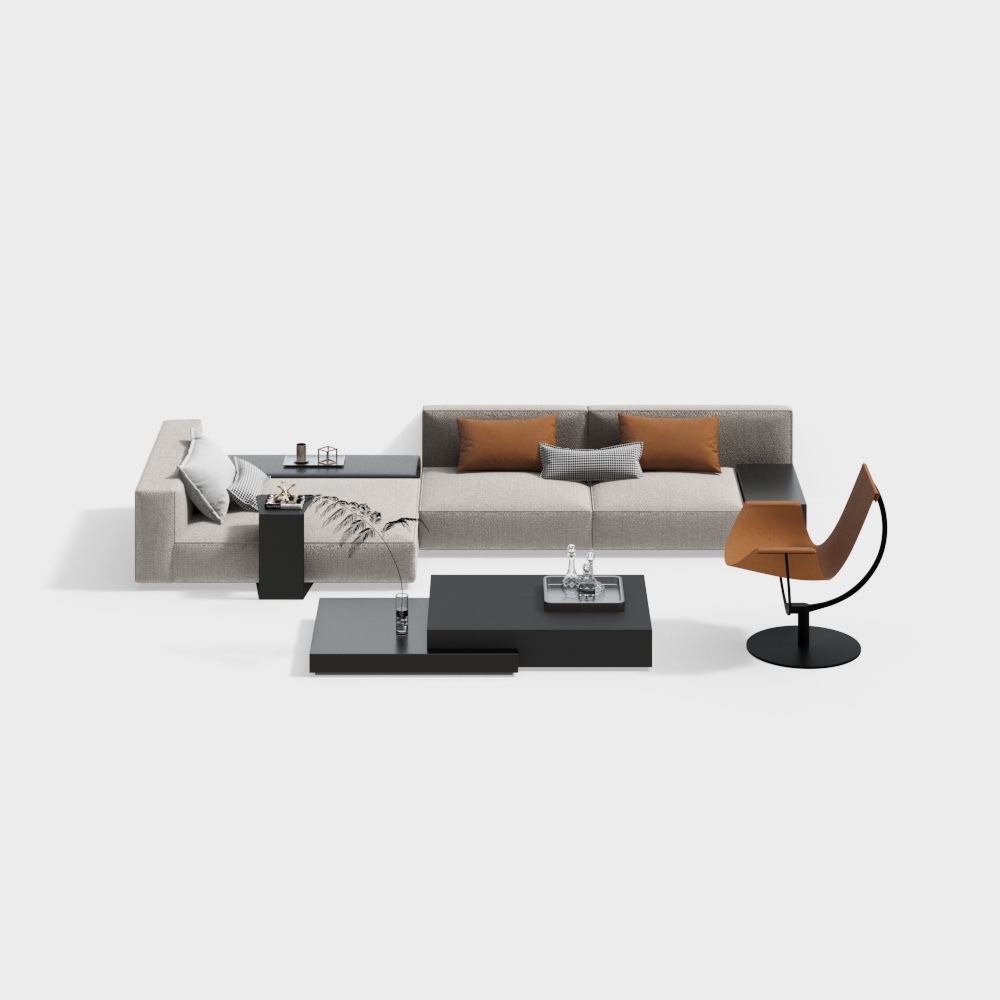 Poliform modern sofa set