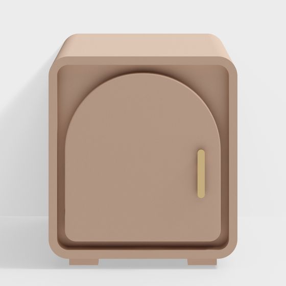 Minimalist Storage Cabinet 3D model